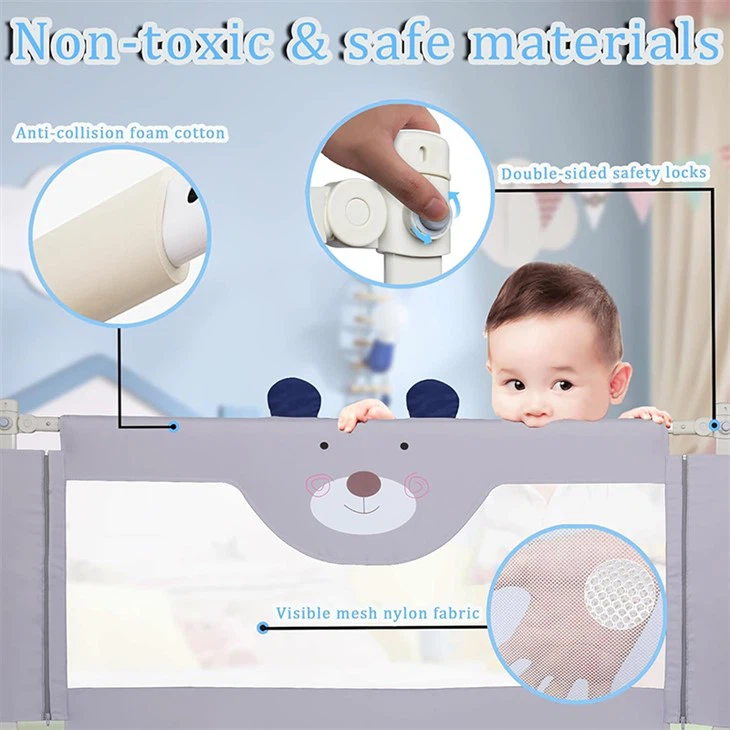 Mesh Guard Rail For Bed